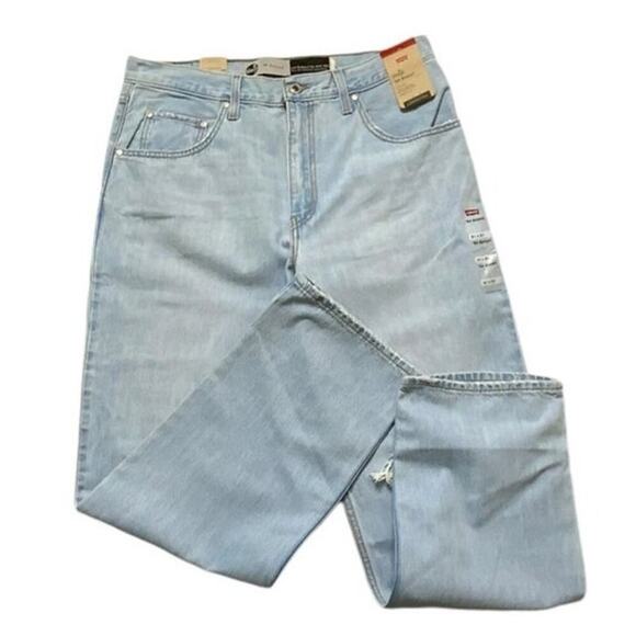 Levis Silver Tab 1994 Baggy Jeans Mens 31x31 Straight Mid Rise Distressed NWT - Picture 3 of 13